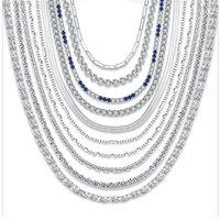 RINNTIN SC - 925 Sterling Silver Chain Necklace for Men and Women