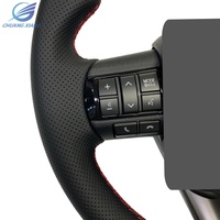 Volant de sport GR de haute qualité pour Hilux Fortuner LC79 Volant en cuir à point rouge