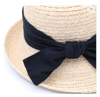 Large Bord Madagascar Femmes Raphia Paille Seau Chapeau Chapeaux En Gros