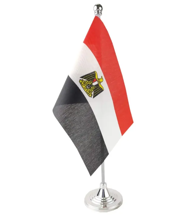 Gran oferta, Bandera de escritorio personalizada, Bandera de mesa de Egipto, festivales, eventos, celebración, decoración del hogar