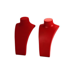 Expositor de Lujo para Joyería, Soporte de Microfibra para Collares, Maniquí con Ventanas, Busto para Exhibición de Joyas - Product Image 1