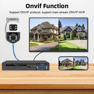 OEM 6MP 24H مراقبة عدسة مزدوجة في الهواء الطلق مراقبة لاسلكية POE IP أمن المنزل - Product Image 6