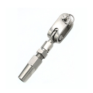 Stainless Steel Wire Rope <b>Clamp</b> Connector For Marine Hardware Replacement Repair 316 Steel <b>Quick</b> Release Hook Fitting - Product Image 1