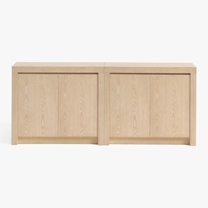 Vendita calda moderna 4 porte in legno massello rovere TV Stand soggiorno <span class=keywords><strong>mobili</strong></span> di intrattenimento TV Center per l'home Office - Product Image 3