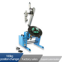Table de positionnement rotative de haute qualité avec mandrin de fixation, plateau tournant 1 axe pour applications de soudage