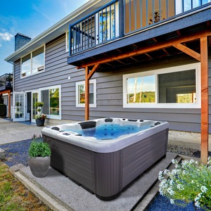Jacuzzi Exterior Moderno de Acrílico para 5 Personas con Cascada, Control Balboa, Estilo Japonés, Económico y Sexy, Ofertas del Black Friday - Product Image 1