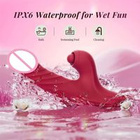 Vibrador con Movimiento de Empuje para Mujeres, Juguete Sexual con Forma de Rosa para el Punto G, Estimulador de Clítoris, Juguete Sexual para Adultos, Juegos de Sincronización con IA para Parejas, Pene Erótico Grande