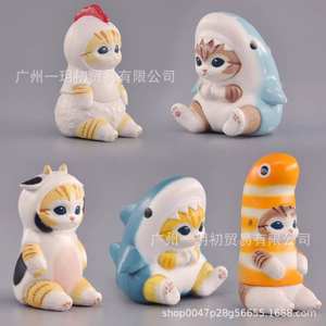 Giocattoli a Sorpresa in Plastica a Forma di Gatto con Cappuccio, Coniglio, Volpe, Koala, Cane, Panda per Giochi di Maternità - Product Image 6