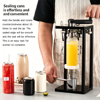 Capsuleuse manuelle portative sans alimentation électrique pour pâtisseries et bars à jus