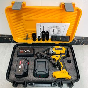 1500N.m High Torque Heavy Duty Brushless <b>Power</b> Wrench 1/2" Rechargeable Cordless Impact Wrenches for Tires Repair <b>Tools</b> - Product Image 4