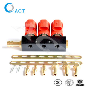 <span class=keywords><strong>Injecteur</strong></span> Common Rail GPL/GNC 2 ohms 3 cylindres pour kit de conversion bi-carburant automobile - Product Image 2