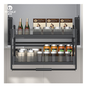 Cucina 22 26 pollici cestello ascensore tirare giù scaffali armadi sollevare ripiano <span class=keywords><strong>Hardware</strong></span> <span class=keywords><strong>Pull</strong></span> Down idraulico armadio idraulico - Product Image 3