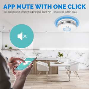 Bán buôn rất nhạy cảm cảm biến quang điện wifi báo cháy tuya thông minh khói Detector Đối với trang chủ khách sạn - Product Image 4