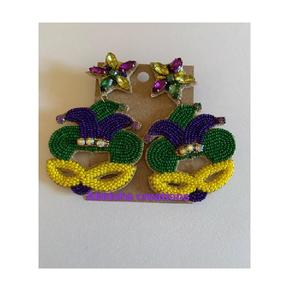 Boucles d'oreilles pendantes de luxe faites à la main avec perles, bijoux en perles de rocaille pour femmes, accessoires de mode élégants style bohème chic pour festival - Product Image 6