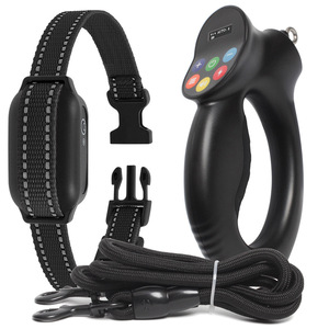 Heapets Automatic <strong>Anti</strong> <strong>Bark</strong> Dog Training <strong>Collar</strong> Remote Control E Barking Shock Training Plastic Material Stop Barking Dog <strong>Collar</strong> - Product Image 1