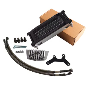 Kit de refroidisseur d'huile universel pour <span class=keywords><strong>motocross</strong></span> <span class=keywords><strong>50cc</strong></span>-140cc, modifié pour <span class=keywords><strong>Honda</strong></span> Yamaha Kawasaki Dirt Bike Mopeds Enduro <span class=keywords><strong>Motocross</strong></span> - Product Image 3