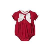 Barboteuse élégante à manches courtes unie pour bébé fille, couvrant les fesses, en pur coton de qualité supérieure, pour nouveau-né, idéale pour l'été