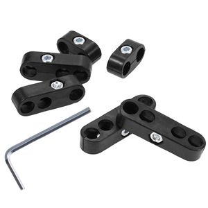 Car Ignition Wire Clips 7mm 8mm Black Plastic Separators For Spark <b>Plug</b> Repair <b>Replacement</b> - Product Image 2