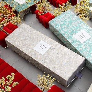Luxury Chinese Retro Handmade Paperboard Sliding Drawer Style <b>Gift</b> <b>Box</b> for Tea/Candy/Soap Packaging <b>Wedding</b> <b>Gifts</b> - Product Image 2