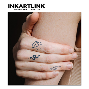 Tatouages Premium en Gros : Tatouages Temporaires Longue Durée (15 Jours) au Design Icônique, à Base de Jus de Fruits Naturels – Autocollants Corporels en Gros - Product Image 2