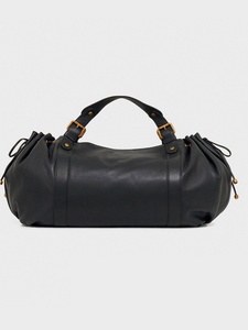 Nouveau modèle 2026 – <span class=keywords><strong>Sac</strong></span> fourre-tout portable pour <span class=keywords><strong>femme</strong></span> en <span class=keywords><strong>cuir</strong></span> PU souple, <span class=keywords><strong>grand</strong></span> format, style vintage, avec cordon de serrage plissé - Product Image 4