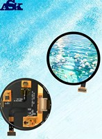 Écran AMOLED rond de 1,51 pouces avec bouton rotatif et encodeur |   Module d'écran tactile SPI 466*466
