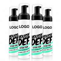 Espuma para Peinar el Cabello de Calidad Profesional, Espuma Ligera Acondicionadora para Definir Rizos, Aumentar el Brillo y la Textura