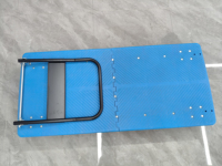 Carretilla de Plataforma Plegable de Plástico Resistente para Almacén, Supermercado y Logística, Venta al Por Mayor de Fábrica
