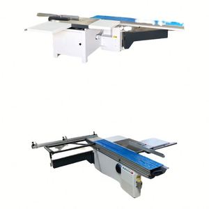 Scie à panneaux industrielle à table coulissante de haute précision pour le travail du bois, scie à bois diesel - Product Image 4