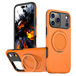 Funda para <span class=keywords><strong>Tel</strong></span>éfono con Soporte de 360 Grados, Nuevo Diseño Deportivo, TPU+PC, para 17 16 15 14 13 <span class=keywords><strong>12</strong></span> 11, Antigolpes y Protectora - Product Image 1