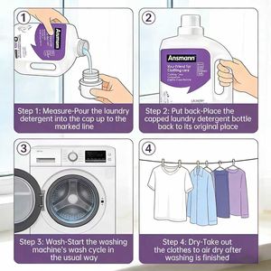 Détergent à lessive liquide à base de plantes de haute qualité, parfum lavande, personnalisable pour vêtements et sacs, <span class=keywords><strong>Ansmann</strong></span> Hebei - Product Image 6