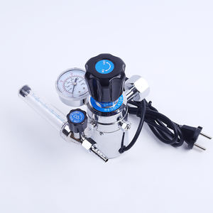 CO2ガスレギュレーターガスヒーター圧力流量計溶接CO2レギュレーター圧力調整ノブ付き空気圧減圧器 - Product Image 6