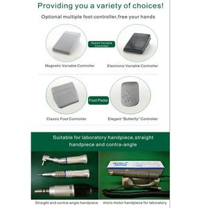 Laboratorio odontotecnico maratona micromotore elettrico <span class=keywords><strong>unit</strong></span>à di lucidatura + manipolo 40K rpm - Product Image 5