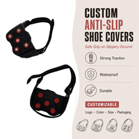 Crampons à glace pour la marche sécurisée en TPE, plusieurs tailles, vente en gros directe usine, pointes pour chaussures