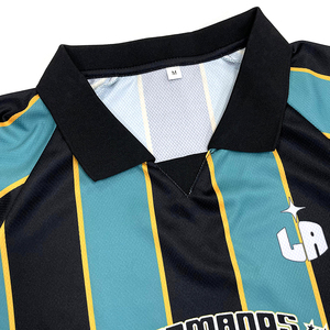 Camiseta de Fútbol Vintage Personalizada, Sublimada, 100% Poliéster, Secado Rápido, Transpirable, Nombre del Equipo Personalizado, Marca Personalizada - Product Image 4
