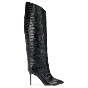Stiletto Women's Boots Fashion Autumn Winter Shoes Daily Wear <b>Knee</b> <b>High</b> Boots Wholesale Tie Dye Stone Print <b>High</b> Heel Calf Boots - Product Image 6
