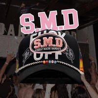 Casquette de baseball ajustable brodée personnalisée, style streetwear, 6 panneaux, tendance, best-seller du commerce extérieur mexicain 2026