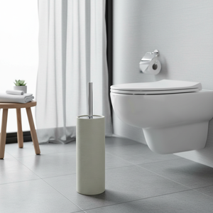 Portascopino WC Spirella 'Tube Ribbed' in gres grigio 10,5 x 42 cm - Product Image 3