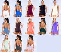 YIan Nouvelle Combinaison de Yoga Halter pour Femme, Manches Courtes, Une Pièce, Sans Couture, Respirante, Tenue de Fitness