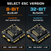Contrôleur de vol en métal Axisflying F722 avec ESC 80A et boîtier de protection pour drone FPV 6S 8S 13 pouces