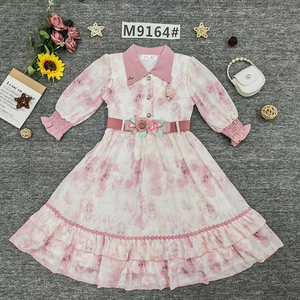 Design esclusivo tradizione vestiti ragazza polsini lunghi fiore ragazza vestito Eid Al-Fitr vestiti per adolescenti per ragazze <span class=keywords><strong>abbigliamento</strong></span> per bambini - Product Image 2