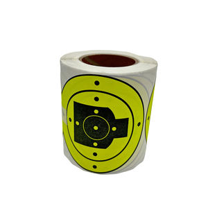 200 Pezzi di Adesivi Bersaglio Rotondi Fluorescenti Arancioni da 3 Pollici per Tiro - Product Image 2