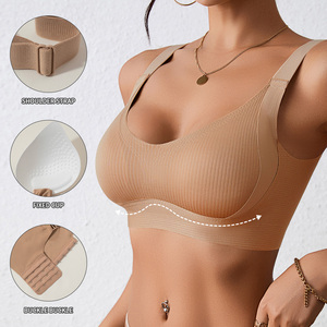 Soutien-gorge push-up ultra-fin sans couture pour femme, confortable, sans armatures, pour l'été, vente en gros, grandes tailles - Product Image 2