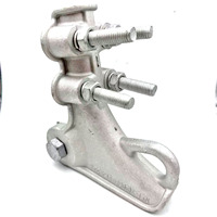 Pince de tension réglable anti-corrosion en alliage d'aluminium série NLL, à serrage par boulons, pour accessoires de ligne aérienne Ruipeng Power Grid