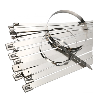 روابط صناعية بسحّاب وقفل للكابل من الفولاذ المقاوم للصدأ - Product Image 1