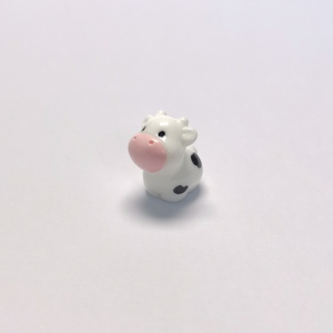 Miniaturas de vacas para decoración de jardín, figuras de <span class=keywords><strong>ganado</strong></span> lechero de resina para decoración interior y exterior, paisaje de granja, adorno de escena de musgo - Product Image 2