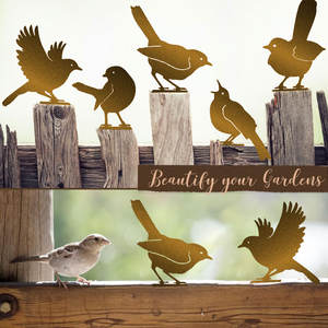 Tuin Metalen Vogels Wanddecoratie Tuinborden Sculpturen en Tuinkunst Rustieke Tuindecoratie Tuinornamenten - Product Image 5