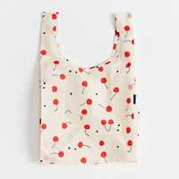 Sac de courses pliable en polyester imprimé, fabriqué en usine BSCI, avec pochette intégrée, recyclable