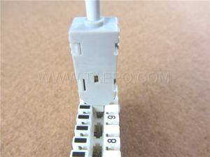 2-poliges Test kabel LSA-Tests topfen an Bananen stecker 1,5 m Wird in Telekommunikation gestellen, Verteiler rahmen und Schalt schränken verwendet - Product Image 6