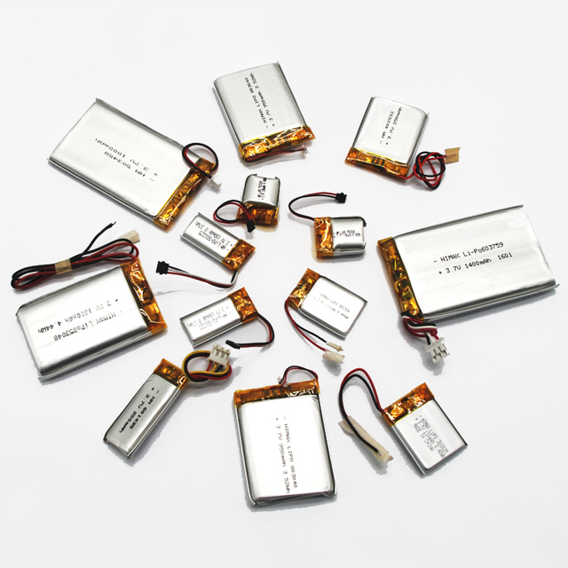 2025 Hot Selling Li-PO Battery 3.7V 350mAh 850mAh 1500mAh 1800mAh 2000mAh 2200mAh 103040 102050 103035 104050 351725 503040